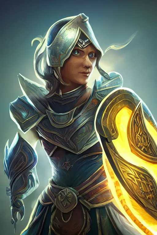 Image similar to shield fantasy epic legends game icon stylized digital illustration radiating a glowing aura global illumination ray tracing hdr fanart arstation by ian pesty and katarzyna da „ bek - chmiel