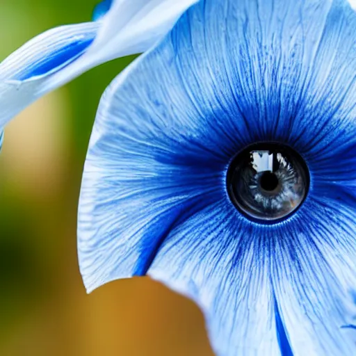 Prompt: A close up shot of a crying eye, blue iris, realistic 4k ultra hd