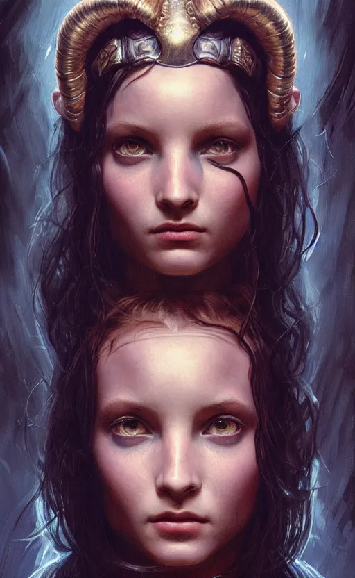 Prompt: portrait of pan from pan's labyrinth, deep focus, blade runner 2 0 4 9, fantasy, intricate, elegant, highly detailed, digital painting, artstation, concept art, matte, sharp focus, illustration, art by artgerm and greg rutkowski and alphonse mucha