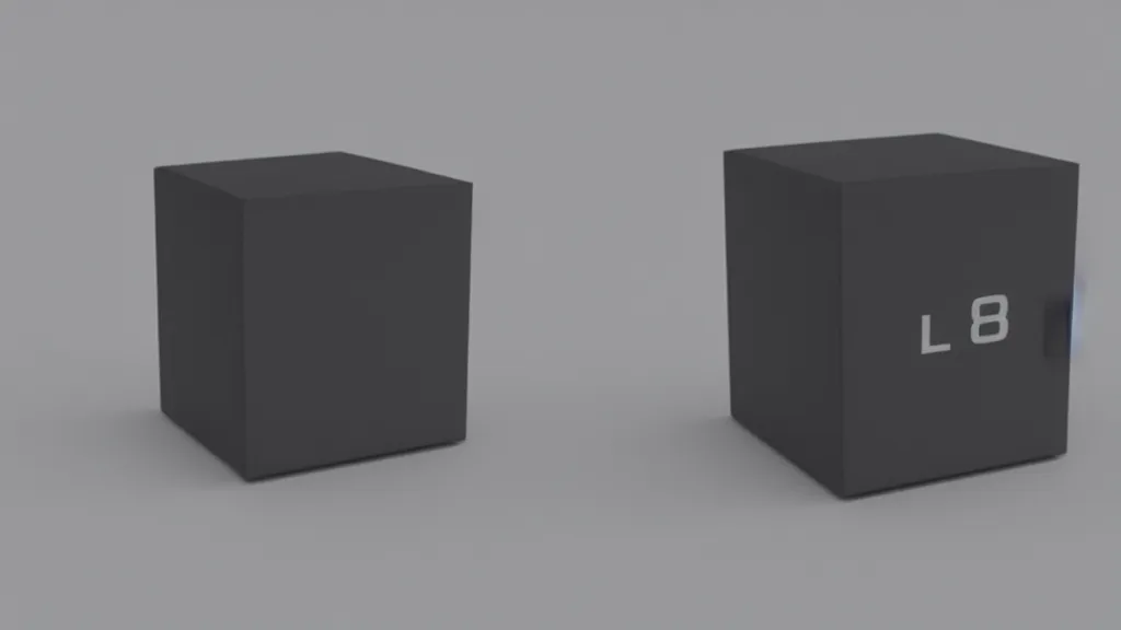 Image similar to a smoke cube, 8 k, rim lighting, lumen global illumination, opaque, glowing