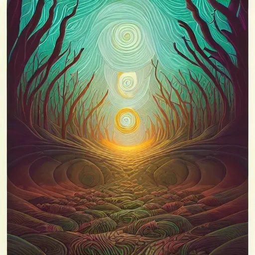 Image similar to earthy, minimal, abstract, flower, pastel and neutral colors, inner glow, art by dan mumford and justin gerard