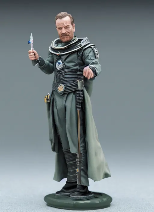 Prompt: 80mm resin detailed miniature of Bryan Cranston as a space wizard, Product Introduction Photos, 4K, Full body