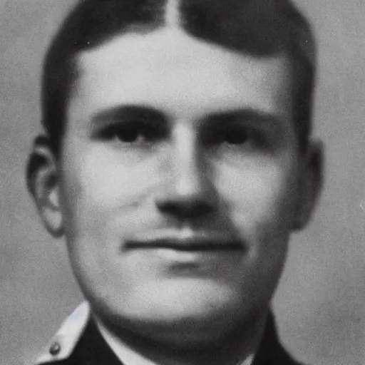 Prompt: a head and shoulders photograph of a police officer