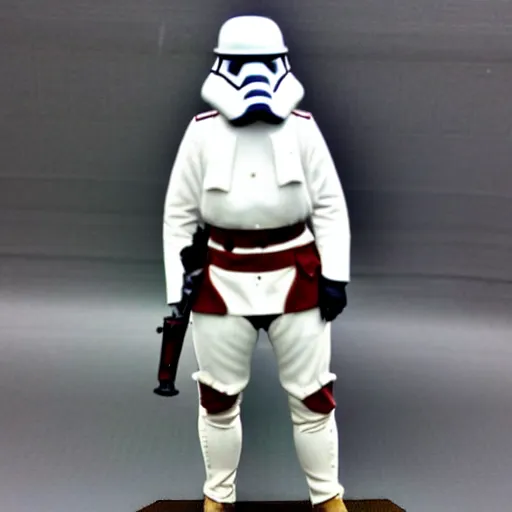 Image similar to german empire ww 1 stormtroper soldier looking forward