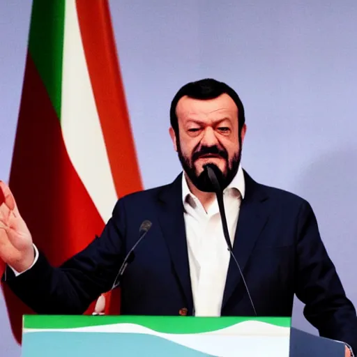 Prompt: salvini in tohuoh