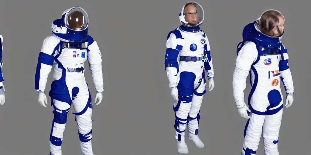 Image similar to photo of high-tech space suit design exoskelet