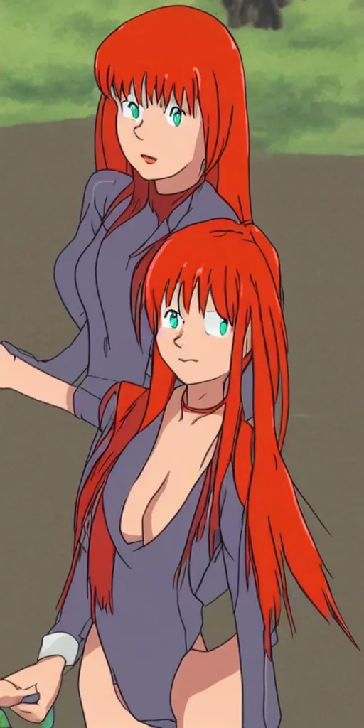 Prompt: Asuka Langley in King of the Hill