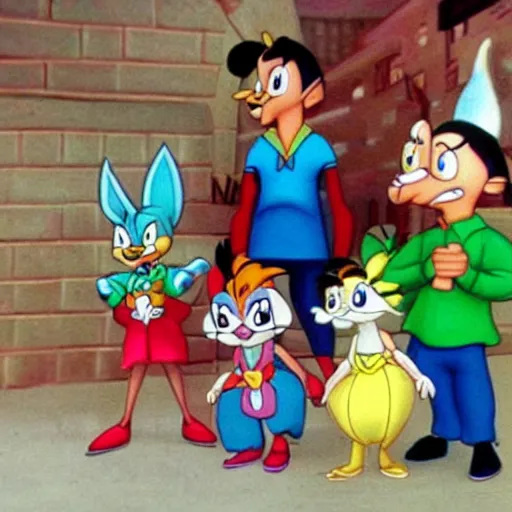 Image similar to tiny toons lreal life