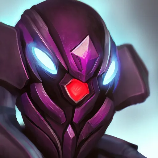 Prompt: void zed, league of legends, trending on artstation, portrait