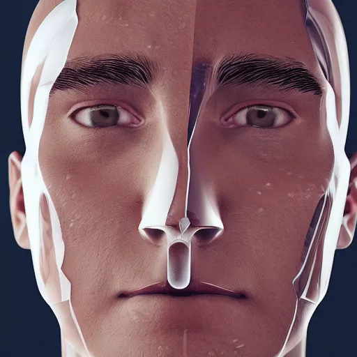 Prompt: a human head made of water logo icon, white background, futuristic, glowing, hyper realistic, ray tracing, realistic water splashes, sharp focus, long shot, 8 k resolution, cinematic, photoshop art