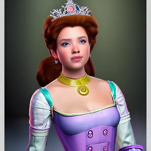 Image similar to stunning award winning hyperrealistic hdr 8 k highly detailed portrait photo of princess daisy ( mario franchise ) as a real human