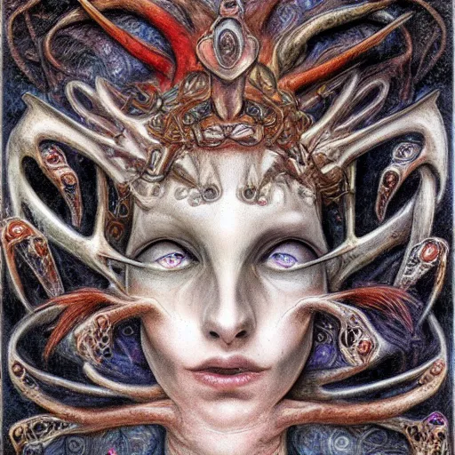 Image similar to detailed and sharp cancer artwork, mystic style, detailed, 8 k, detailed, symmetrical, by brian froud