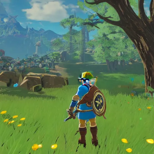 Image similar to breath of the wild 2 leaked screenshots