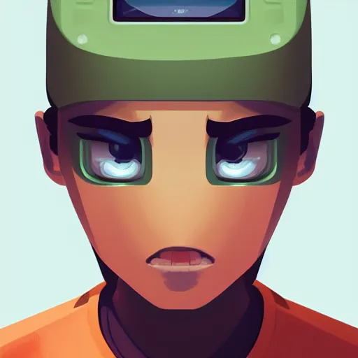 Image similar to face icon stylized minimalist game boy advance, loftis, cory behance hd by jesper ejsing, by rhads, makoto shinkai and lois van baarle, ilya kuvshinov, rossdraws global illumination