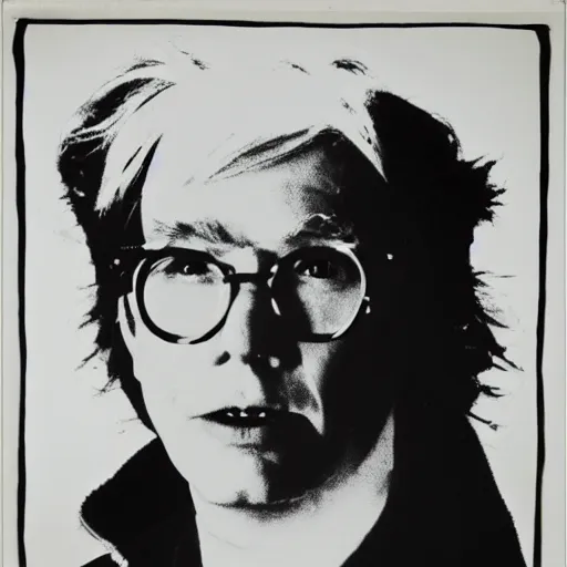 Prompt: andy warhol as a ghost