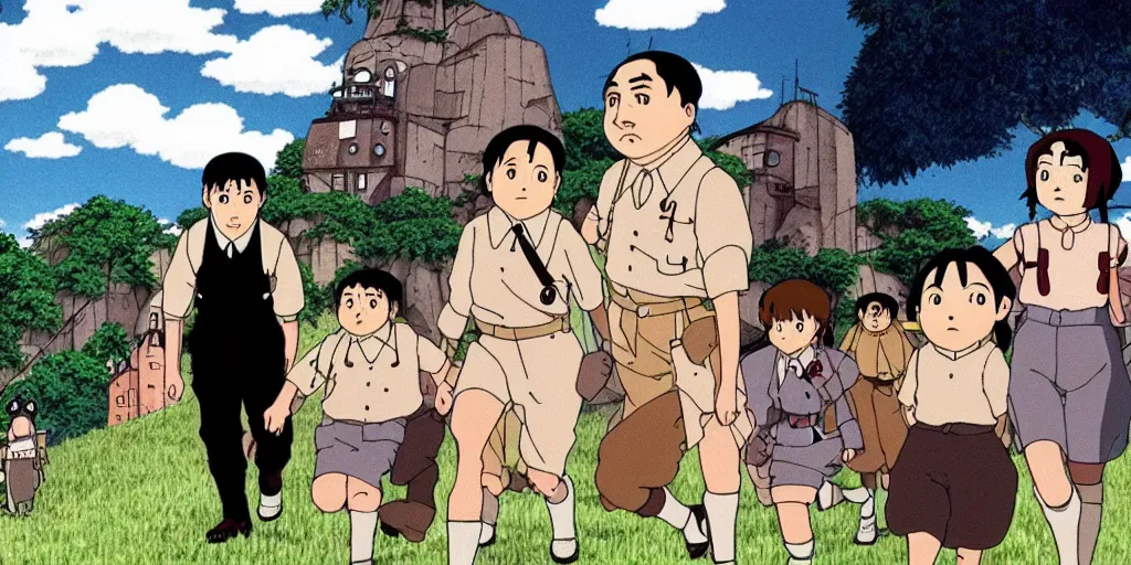 Image similar to hitler studio ghibli