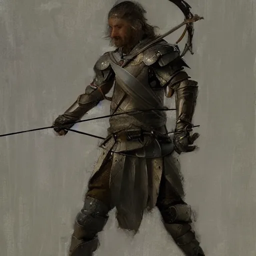 Image similar to medieval archer by ruan jia