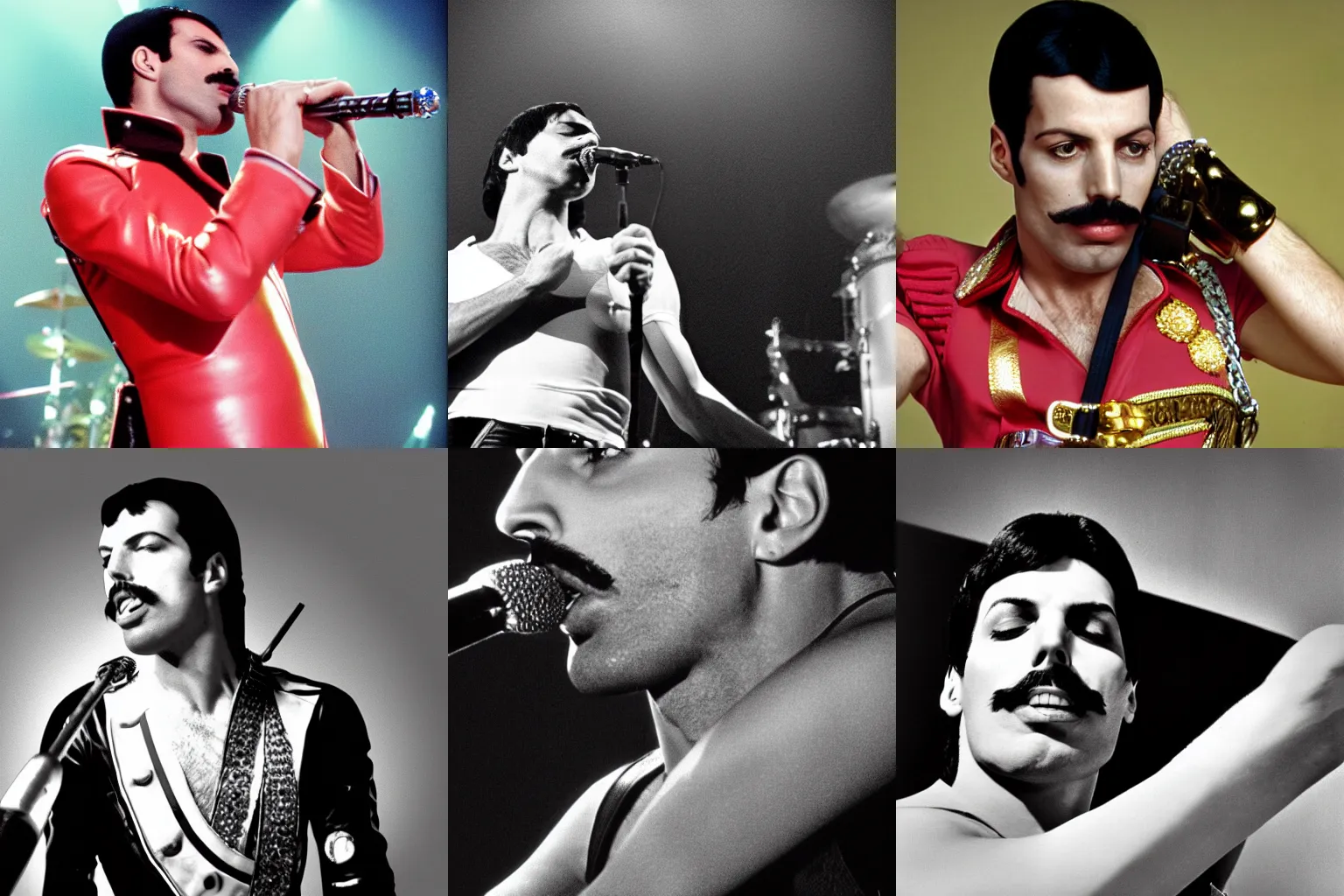 Prompt: photograph Freddie Mercury but boring boring boring, sleepy, 4k
