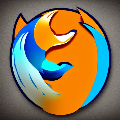 Image similar to logo of Mozilla icewolf