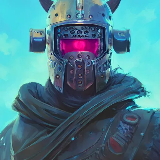 Image similar to cyberpunk viking helmet mask warrior goddess robot ninja fantasy, art gta 5 cover, official fanart behance hd artstation by jesper ejsing, by rhads, makoto shinkai and lois van baarle, ilya kuvshinov, ossdraws