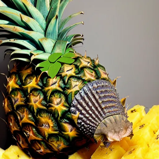 Prompt: pineapple armadillo