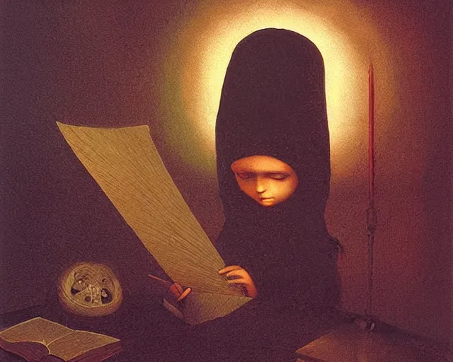 Image similar to burning the midnight oil, a simple vector pop surrealism, by ( leonardo da vinci ) and greg rutkowski and rafal olbinski