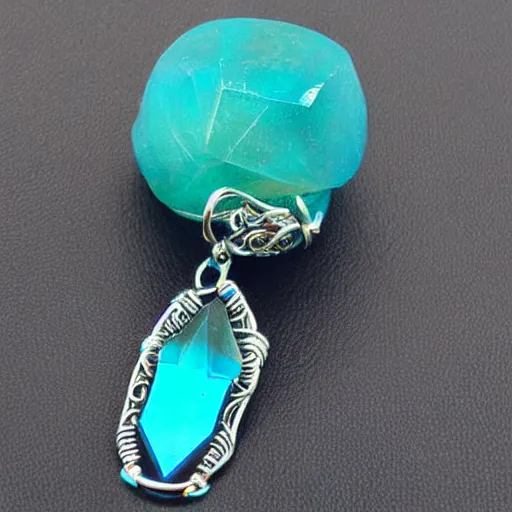 Image similar to ritual trinket magitech atlantean crystal jewelry