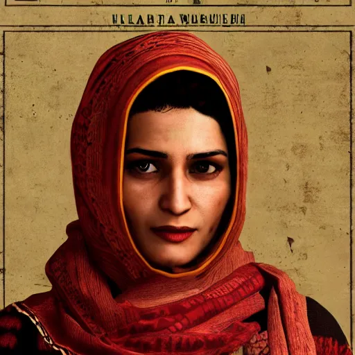 Prompt: kashmiri woman, closeup, GTA V poster, sharp focus, aesthetic!!!!!!!, ultra HD, 8k, highly detailed, intricate, elegant,