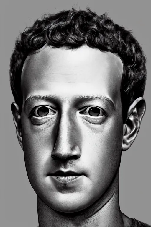 Image similar to mark zuckerberg with reptilian eyes, highly detailed, digital art, sharp focus, trending on art station