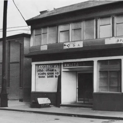 Prompt: a detective office in 1 9 4 0 s los angeles