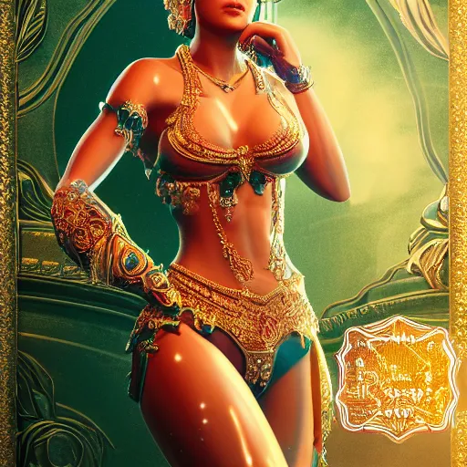 Prompt: photo of wonderful princess of emerald with fair skin, glowing, ornate and intricate, jaw dropping, dynamic lighting, intricate and detailed, 4 k octane render