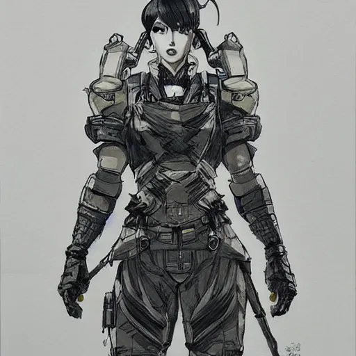 Image similar to beautiful portrait of a female minion wearing a fancy naval uniform, concept art by yoji shinkawa, felt tip pen, intricate detail, sharp focus, illustration