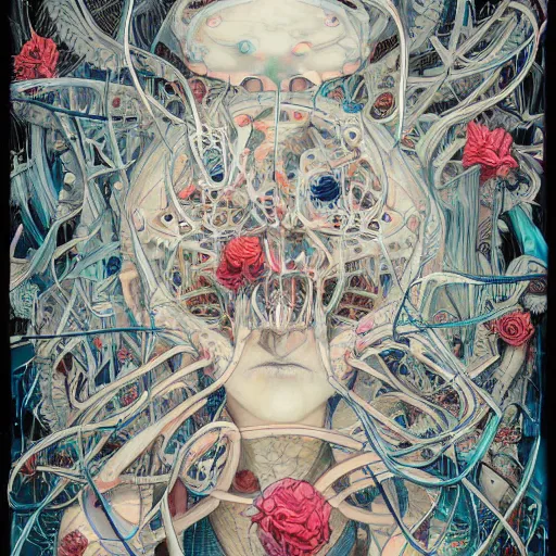 Image similar to the inside of an AI mind by James Jean