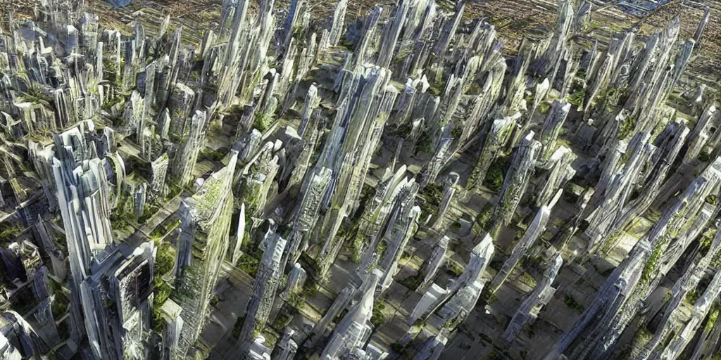 Prompt: Future City by Vincent Callebaut