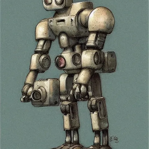 Image similar to (((((((retro robot designs))))))) . muted colors. by Jean-Baptiste Monge !!!!!!!!!!!!!!!!!!!!!!!!!!!!!!!!!!!!!!!!