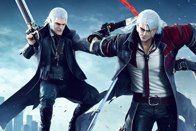 Devil may cry 5, vergil, white hair, character, Games, HD wallpaper