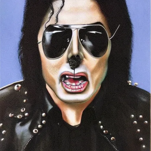 Image similar to nicolas cage as michael jackson, realism, photo