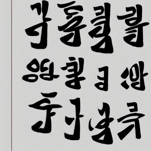 Prompt: 불가사리 written in korean sans-serif typography
