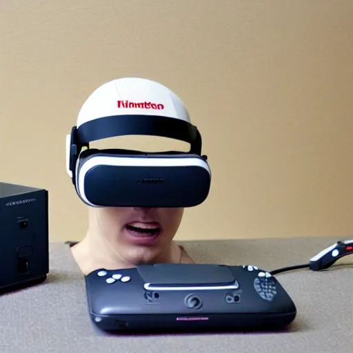 Image similar to nintendo dreamstation, immersive virtual reality