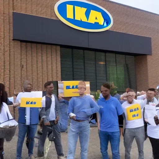 Image similar to Ikea sellers fight against sellers obi