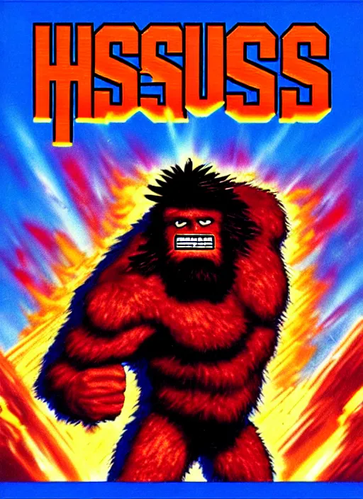 Image similar to hashsquatch the game, streets if rage style cover art