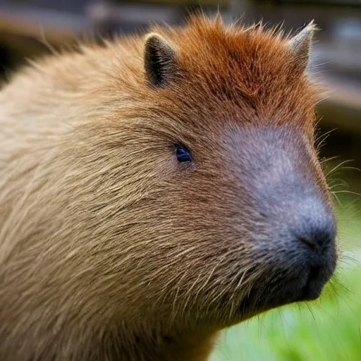 Prompt: anime capybara