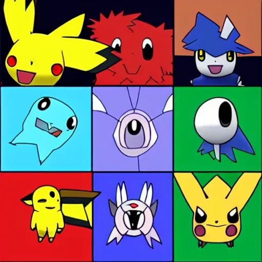 Image similar to cube like pokemon