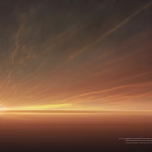 Prompt: hyperrealistic image of laminar helmholtz flow on sunset horizon sky, by thomas eakes & xiang duan & mike judge, perfect symmetry, dim volumetric lighting, photorealistic, 8 k octane beautifully detailed render, post - processing, extremely hyper - detailed, intricate, epic composition, cinematic lighting, masterpiece, trending on artstation, incredibly detailed, stunning,