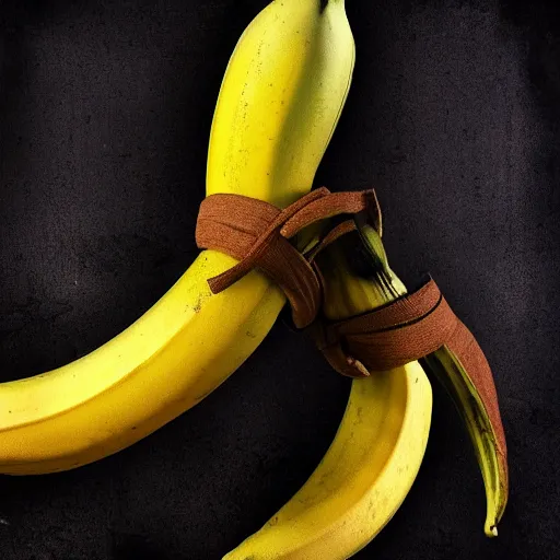Prompt: a ninja banana photorrealistic