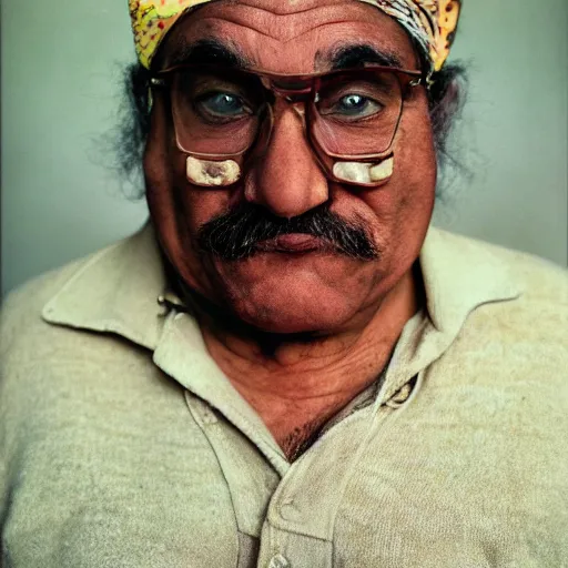 Prompt: Wario, 35mm, f2.8, age, award-winning, candid portrait photo by annie leibovitz