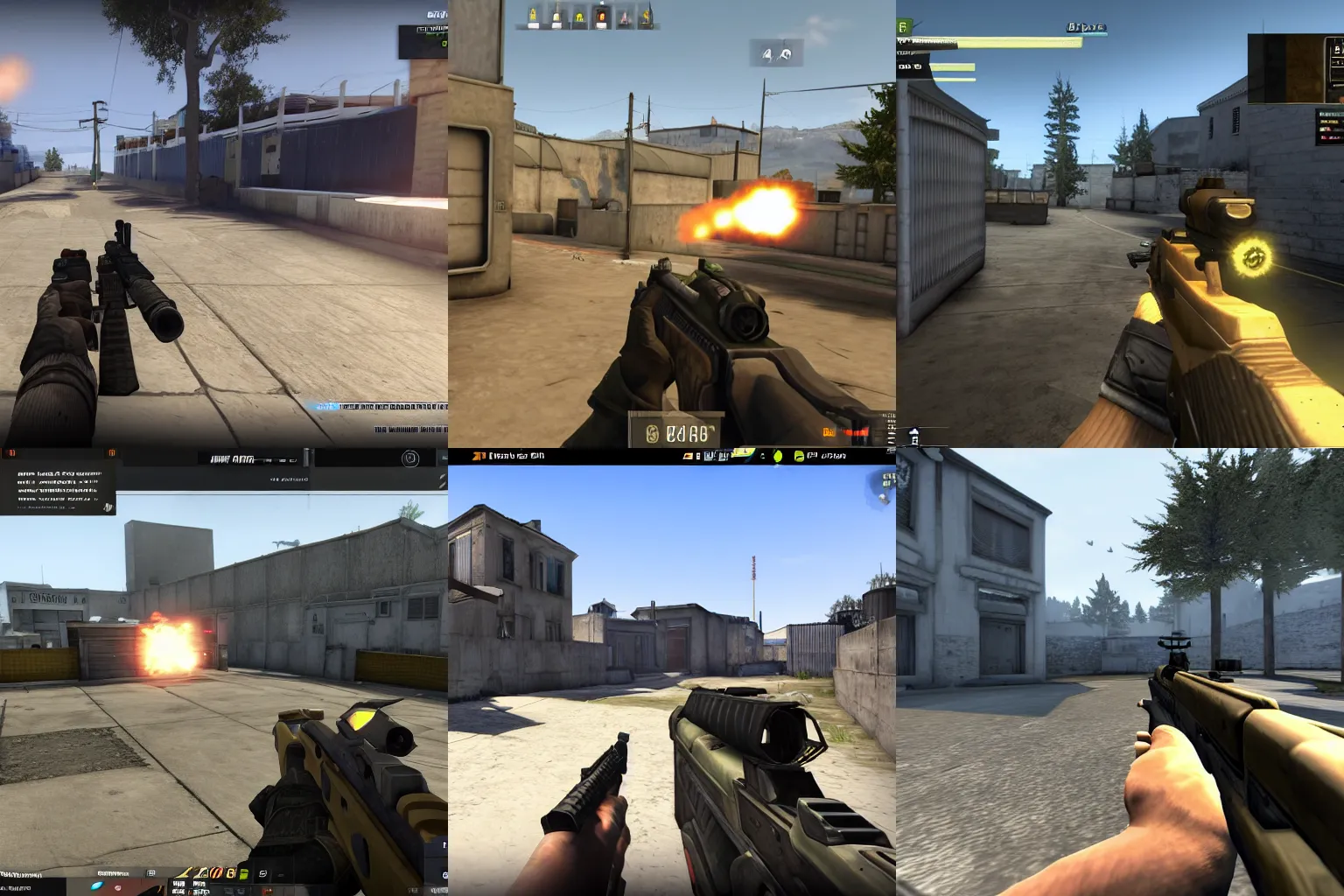 Prompt: screenshot from CSGO. csgo gameplay