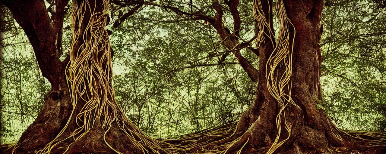 Prompt: a tree that sprouts spaghetti, fine detail, canon 5 0 mm, in the style wes anderson, kodachrome, retro