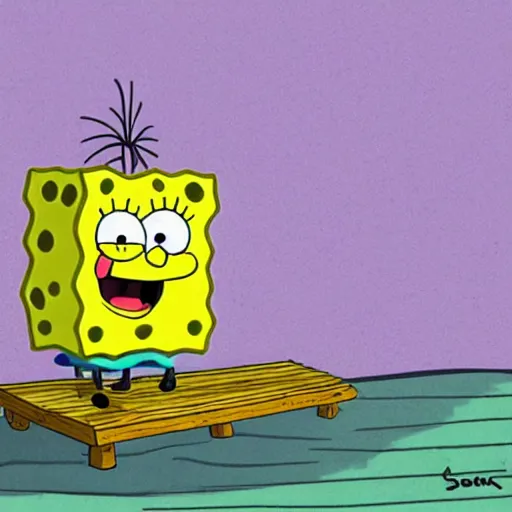 Sad Spongebob | Sticker