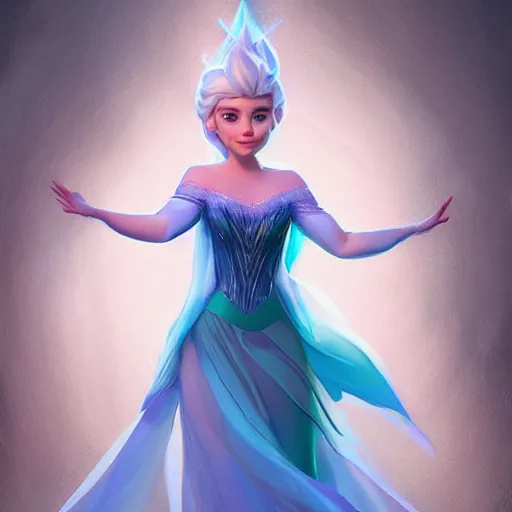 Image similar to JonTron dressed up as Elsa, made by Stanley Artgerm Lau, WLOP, Rossdraws, ArtStation, CGSociety, concept art, cgsociety, octane render, trending on artstation, artstationHD, artstationHQ, unreal engine, 4k, 8k,